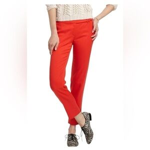 Anthropologie Leifsdottir Pop Slims  Straight Leg Ankle Career Trouser Pant SZ 2